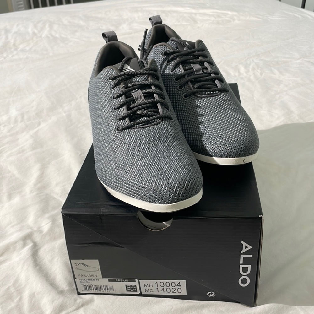Brand New in Box Aldo Prilarien Grey Sneakers (US9.5, EU42.5)
